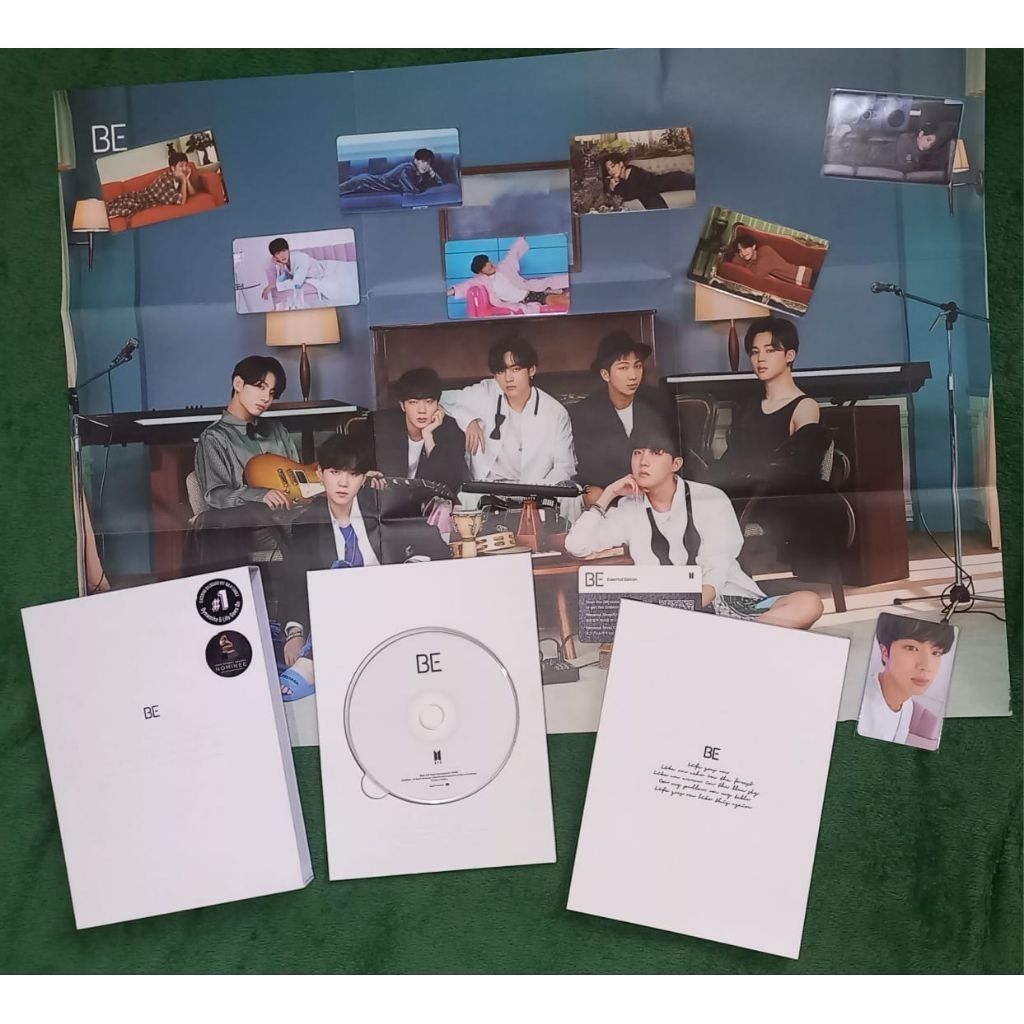 Album BTS BE Essential Photocard PC Jin Unsealed & Polaroid BTS Album BE Deluxe