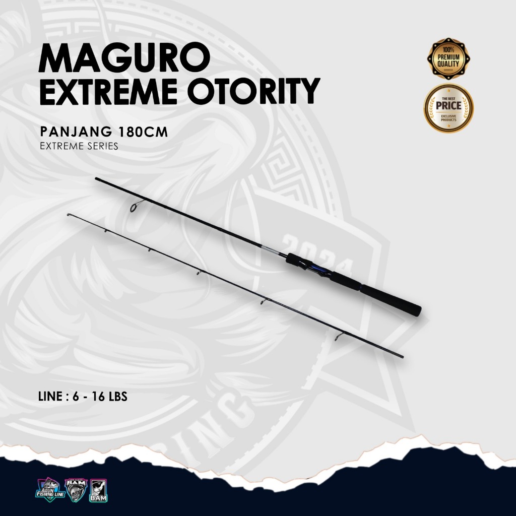 Joran Spinning MAGURO EXTREME OTORITY | Harian Ikan Mas | Galapung | Galamata Ikan Mas