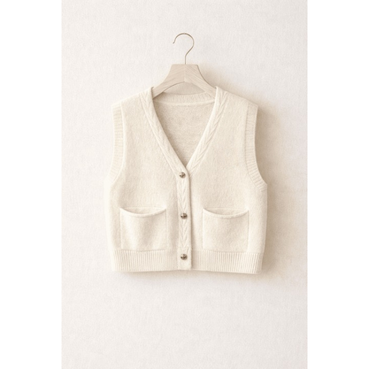 Outer Wanita Kekinian YZ Kode 606-2 Bahan Knit Premium Rompi Rajut Wanita Korean Style Vest Rompi Vi