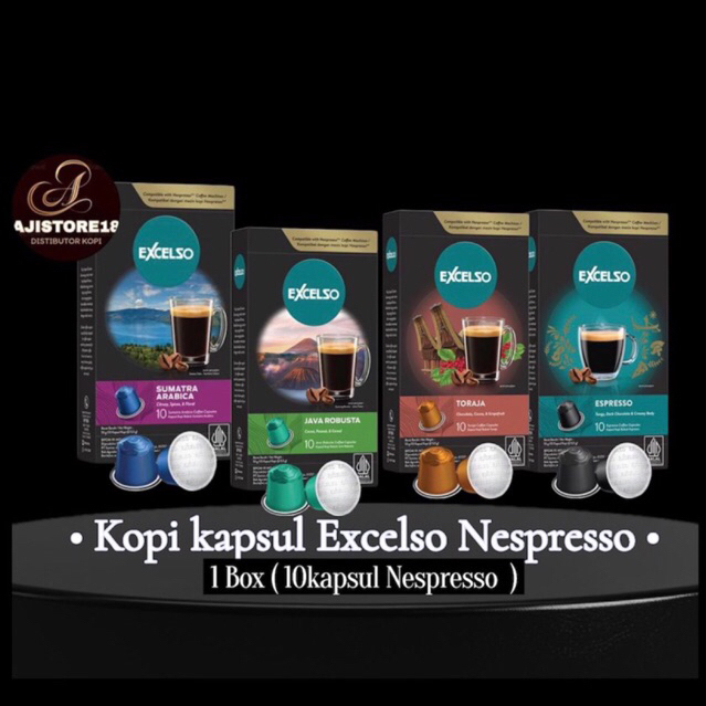 Coffe ground kapsul Excelso Nespresso| Kopi Kapsul excelso Nespresso