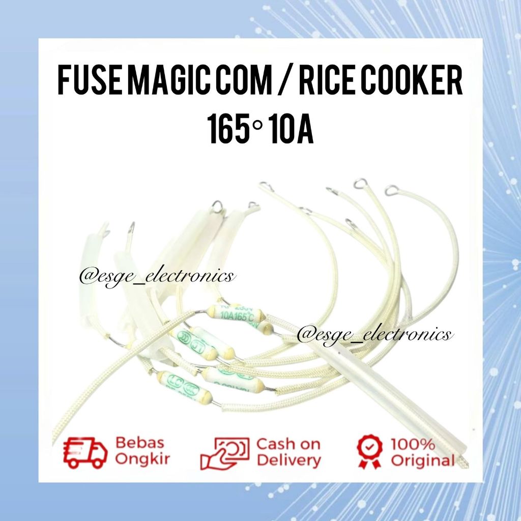 ORIGINAL FUSE RICE COOKER FUSE MAGIC COM 165 DERAJAT THERMOFUSE MAGIC COM FUSE THERMAL RICE COOKER