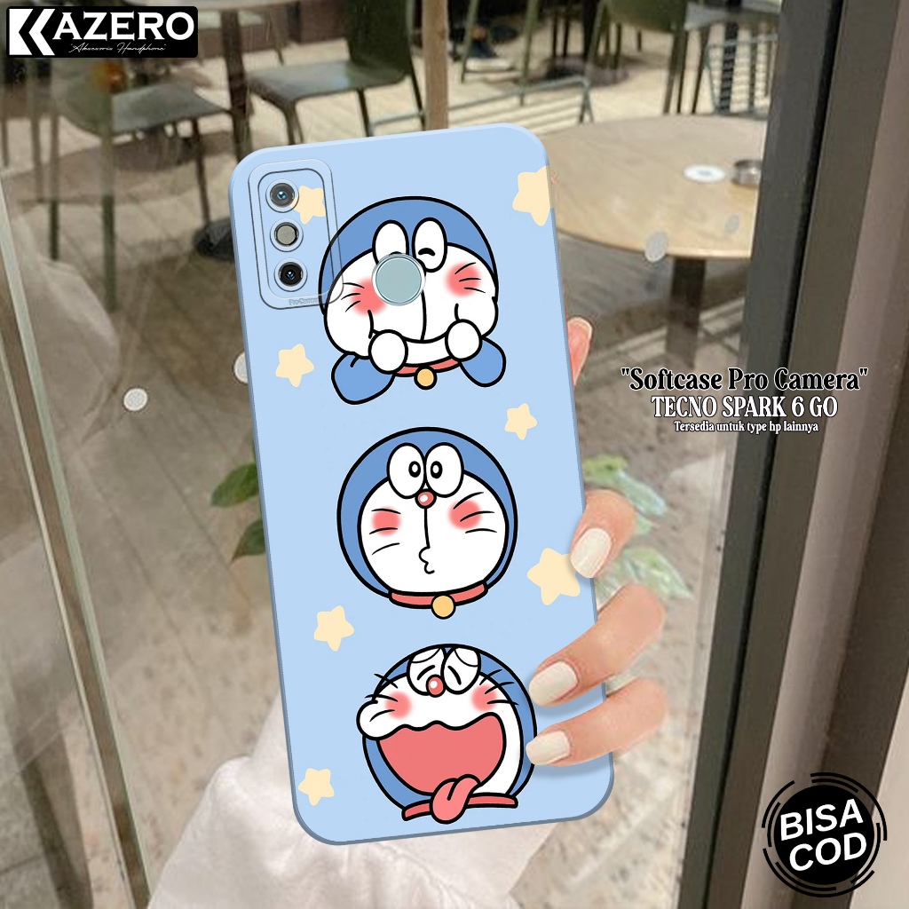 Silikon Tecno Spark 6 Go - Pro Camera - Fashion Case Kartun Case Tecno Spark 6 Go - Casing Tecno Spa