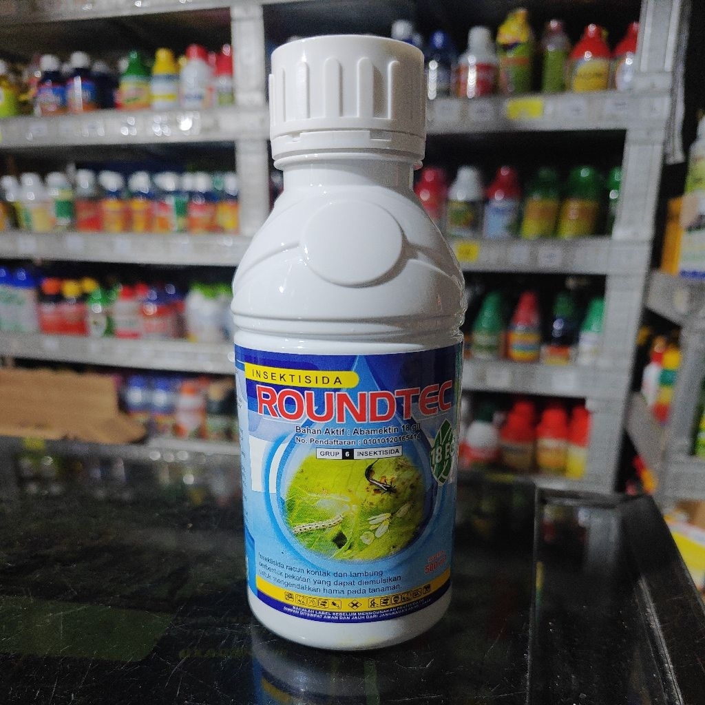 Insektisida Roundtec 500ml bahan aktif Abamektin 18EC