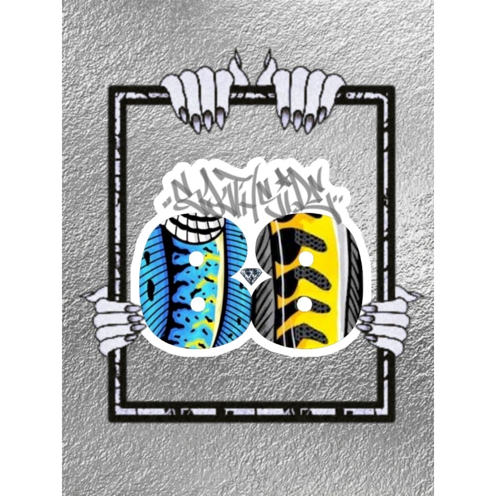 Stiker Channa Yellow sentarum