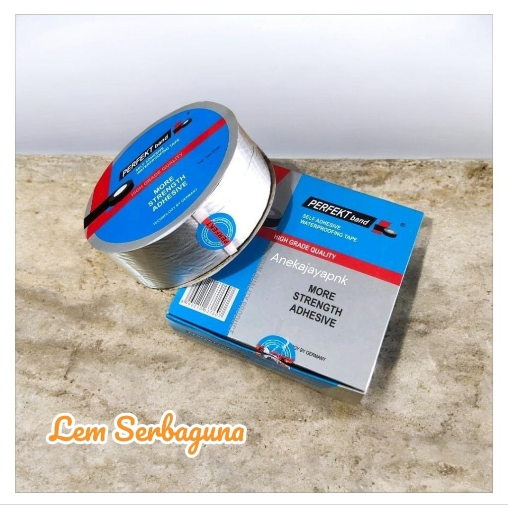 Lem Perfekt Band serbaguna untuk aspal - batu bata - logam plastik - kaca - beton dll