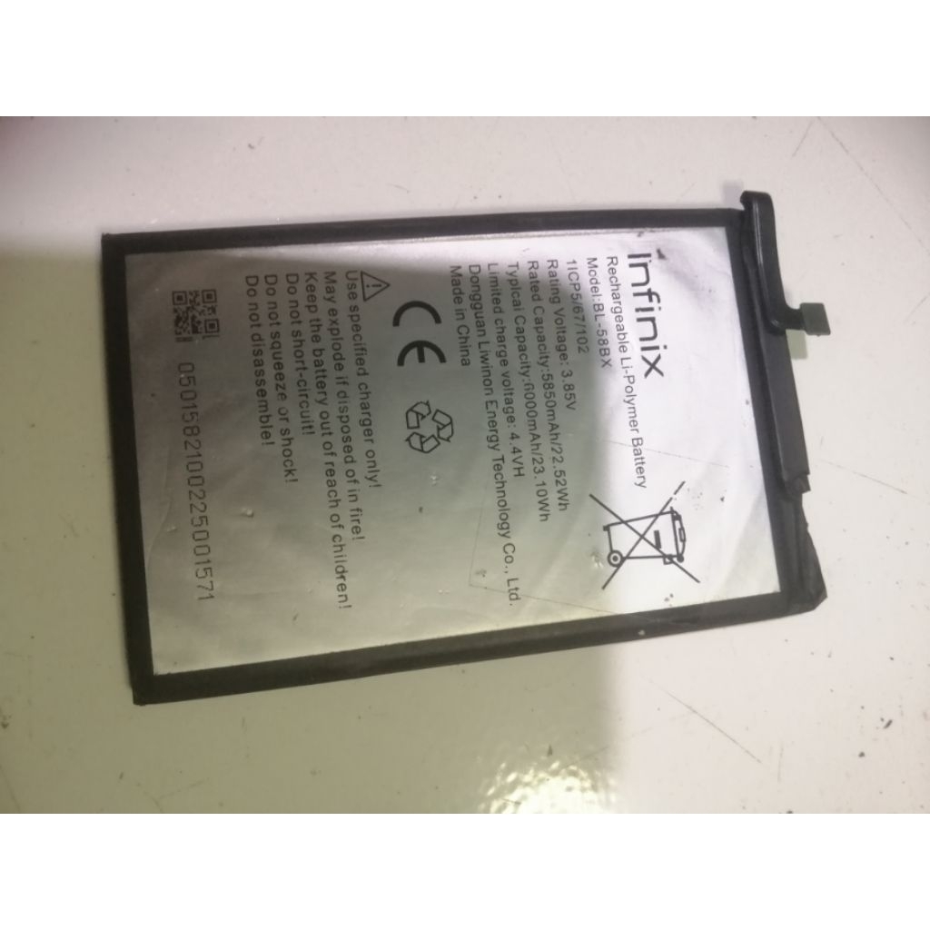 batre infinix hot 9 play bl-58bx