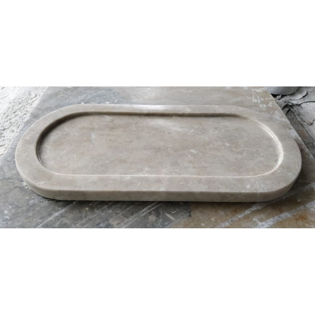 Tray Oval Marmer / Marble Tray