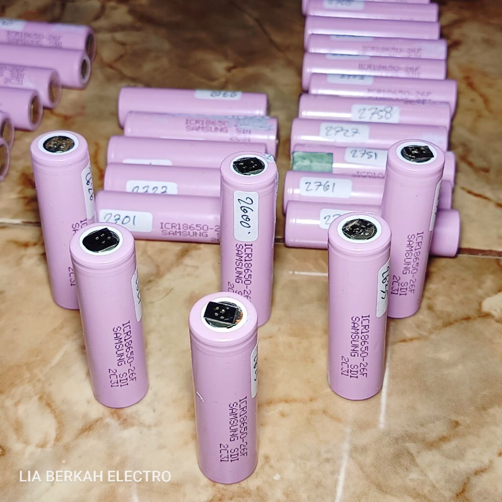 Baterai 18650 Samsung ICR18650-26F