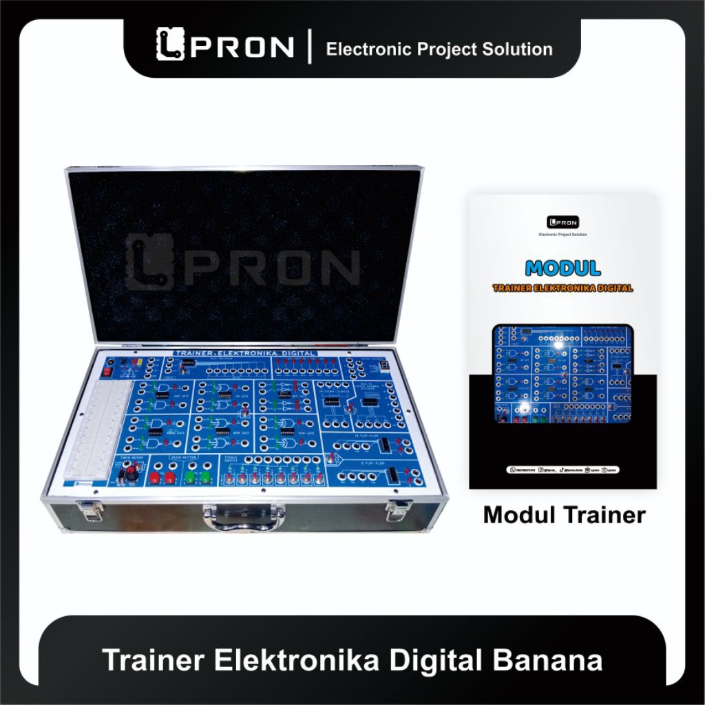 Trainer Elektronika Digital Soket Banana, Media Pembelajaran Praktikum Elektronika Digital