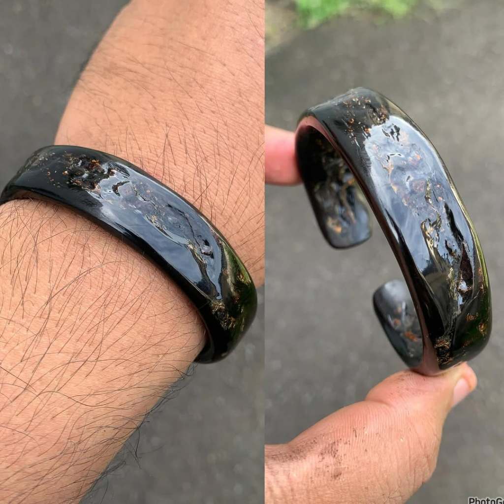 Gelang Akar Bahar Hitam Type C / Gelang Akar Bahar Premium