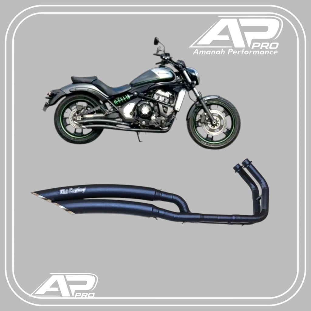 Knalpot Original Ap Pro Kawasaki Vulcan 650s Bigg Radius / Vulcan S