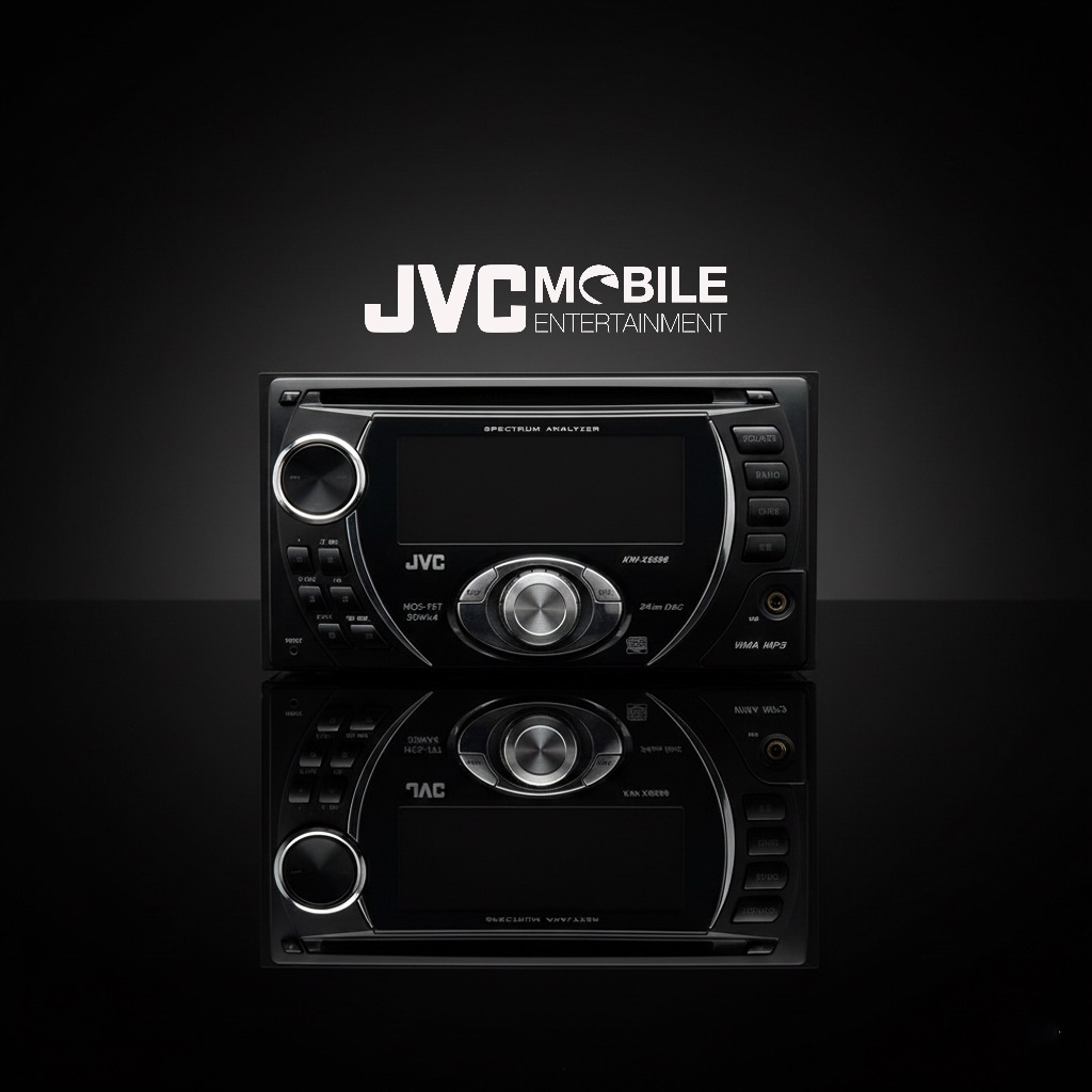 JVC KW-XG506 : Double Din CD/MP3/Front AUX - Variable Color Illumination - 24-Bit DAC Sound Quality 