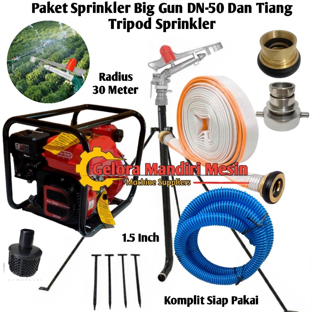 Sprinkler Big Gun 1.5 Inch ( Paket Komplit)