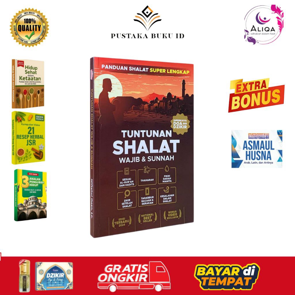 (ORIGINAL) Buku Tuntunan Sholat Wajib Sunnah Asli Ust Adi Hidayat