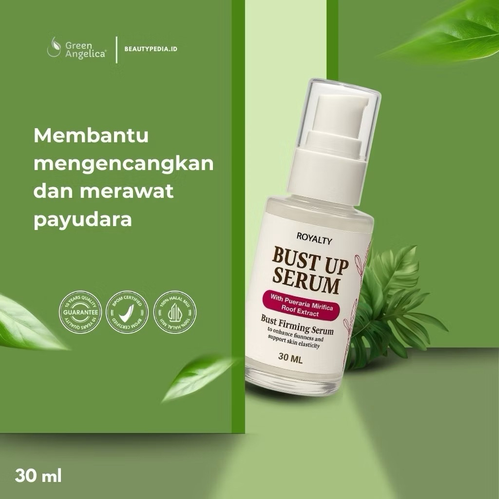ROYALTY Bust Up Serum Pengencang Payudara Pembesar Payudara Alami 100% Halal BPOM