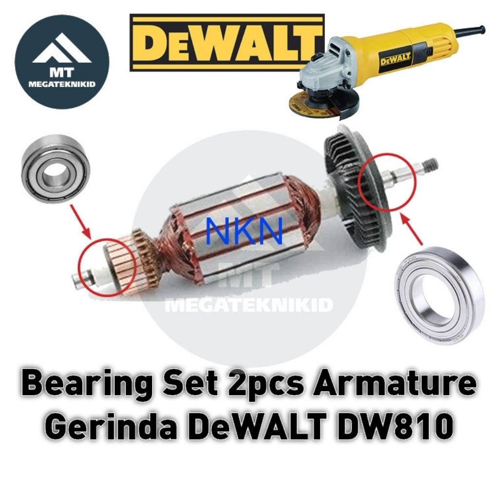 bearing klaher gerinda dewalt dw 810(NKN) laher mesin gerinda dewalt dw 810