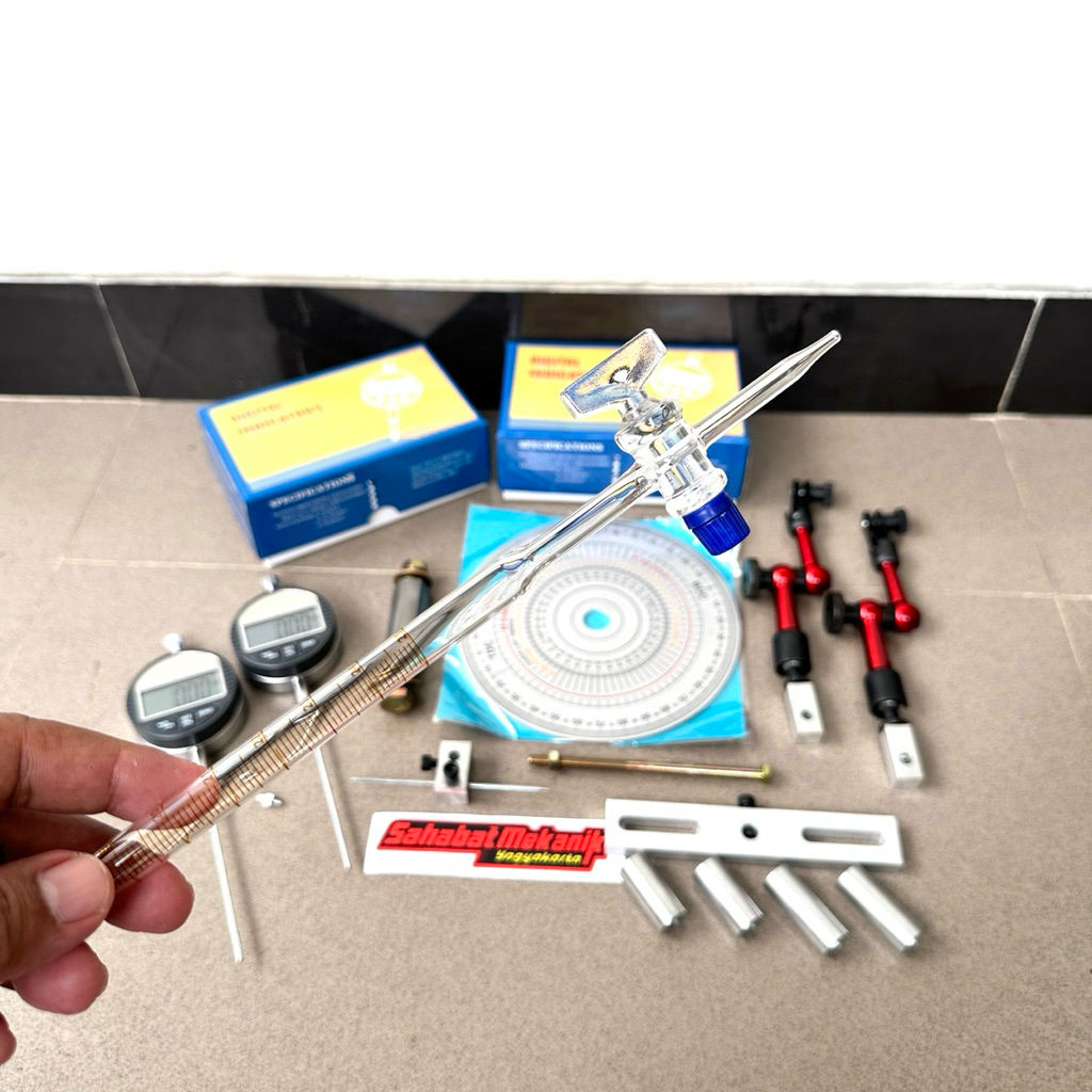 busur derajat motor dial set digital stand dial universal semua motor fleksibel stand robot