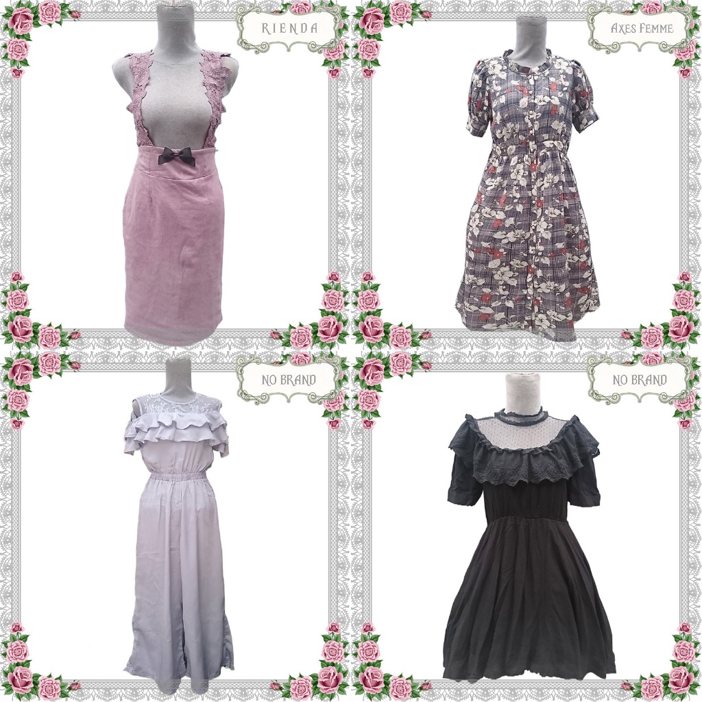 READY 222_DRESS KAWAII PREMIUM, SECRET HONEY, ROJITA. BUBBLES, ANK ROUGE, LIZ LISA, AMAVEL, DLL