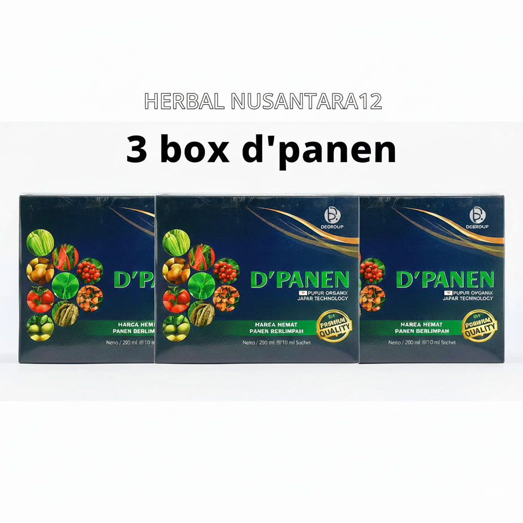 3 BOX D'PANEN // Pupuk D,panen original 3 box(36 sachet)cocok untuk semua jenis tanaman