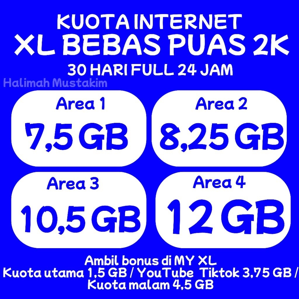 Isi ulang masa aktif kuota XL bebas puas 30 hari | masa aktif paket bebas puas triple kuota