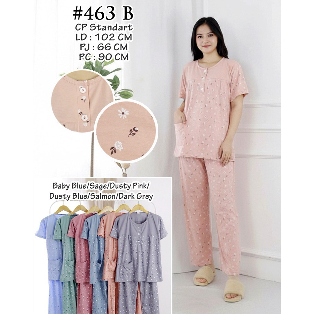 baju tidur benova tangan pendek celana pendek