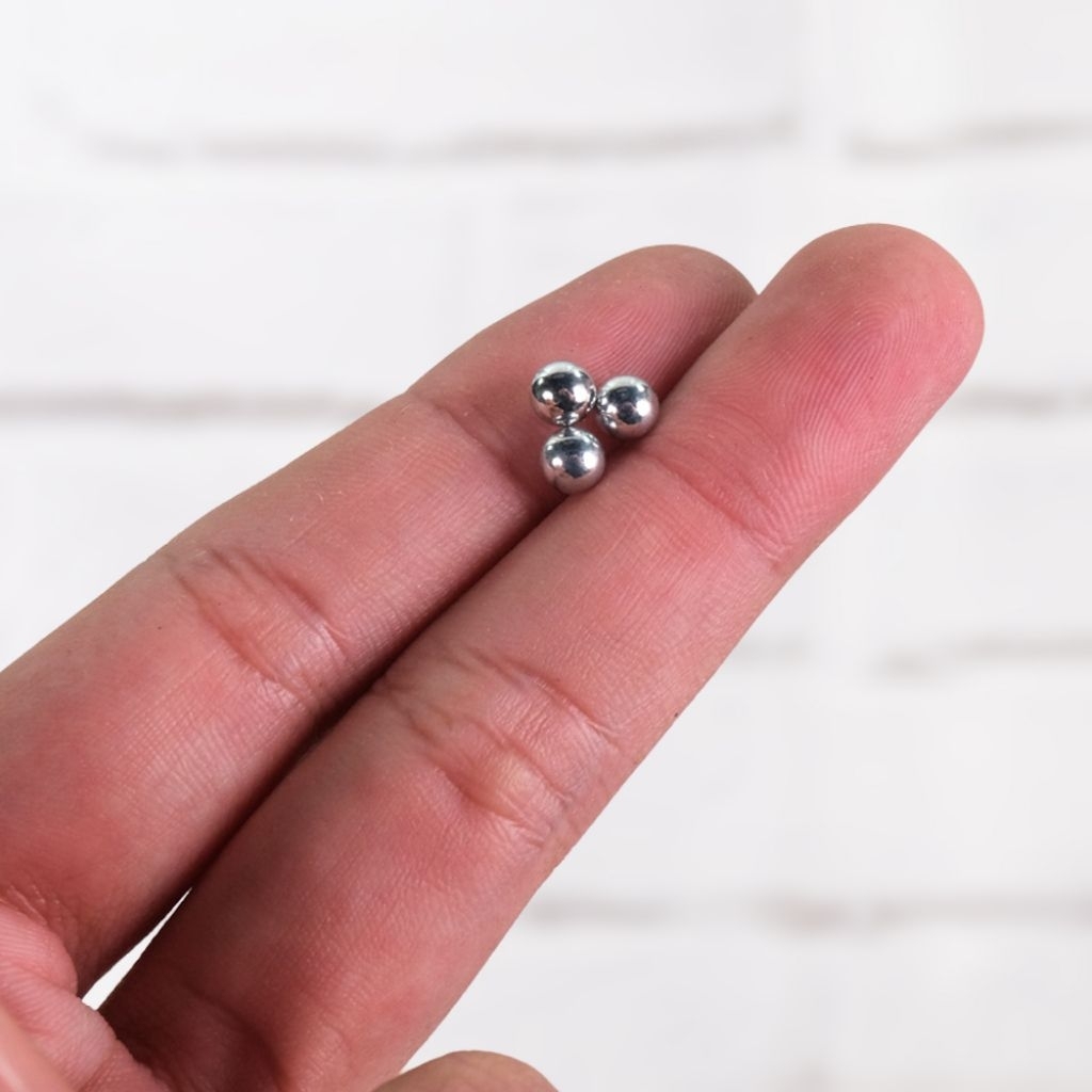 Peluru ketapel mudball steelball ukuran 8mm - 100Pcs