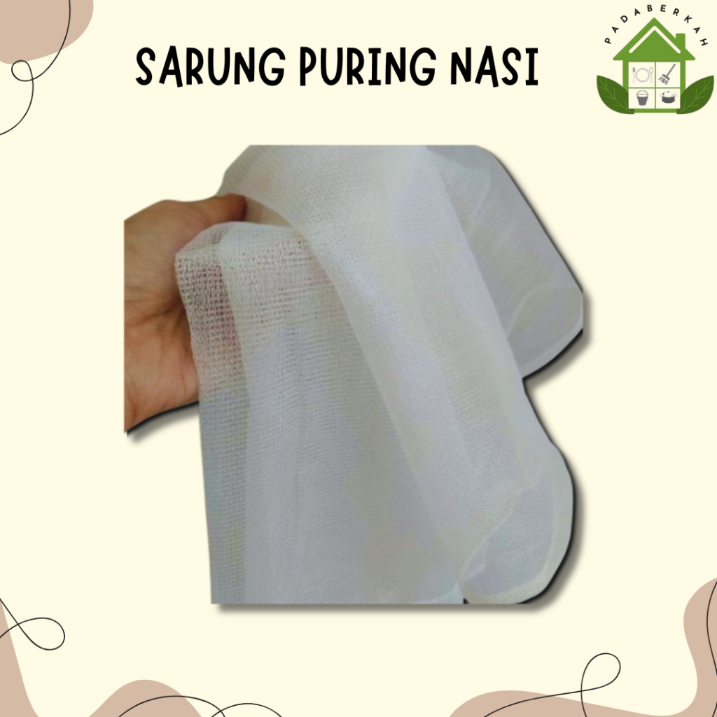 uring nasi sarung / sarung puring nasi / saringan nasi / gembol nasi / alat untuk mengukus makanaN