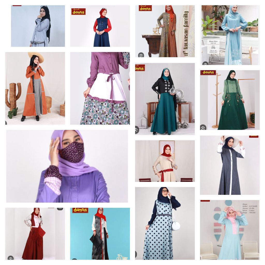 [Dannis Surabaya Online]SALE ABAYA SIZE XL DANNIS COLLECTION