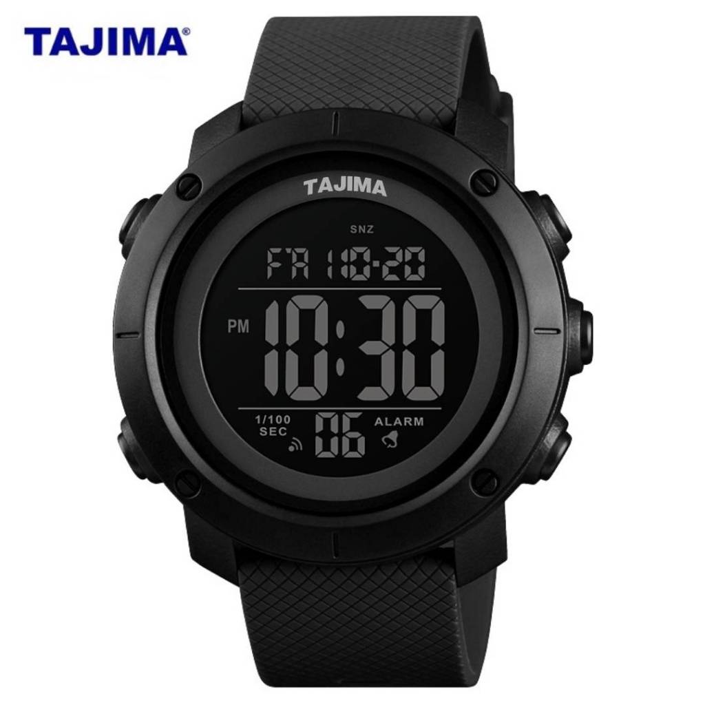 TAJIMA  Jam Tangan  LED 9676 Tahan Air 50 Meter Garansi 1 Tahun Original