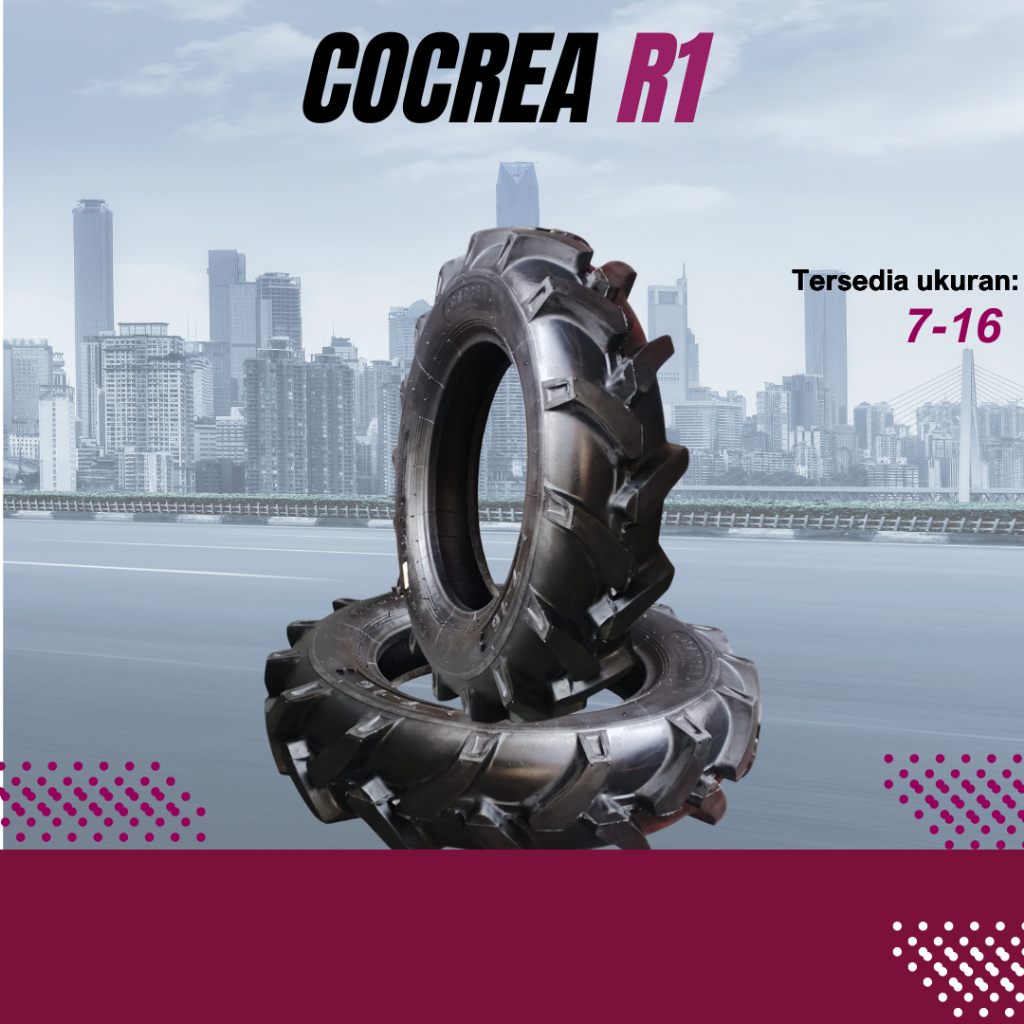 BERLIA BAN Ban Traktor 7-16 R1 12PR Cocrea | Ban Traktor