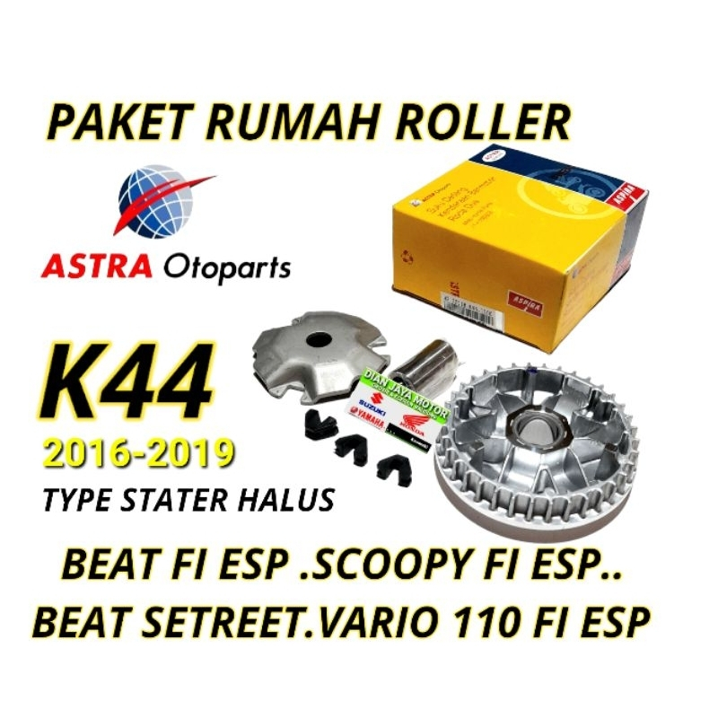 Paket Rumah Roller ASPIRA K44 Honda Beat fi esp Scoopy fi Beat Setreet Ori astra Aspira   Rumah Role