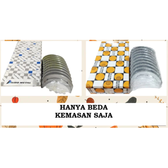 METAL DUDUK STD, 0.25, 0.50, 0.75, 1.00 MOBIL TOYOTA CROWN 4M/5M MERK DAIDO M 9035 K