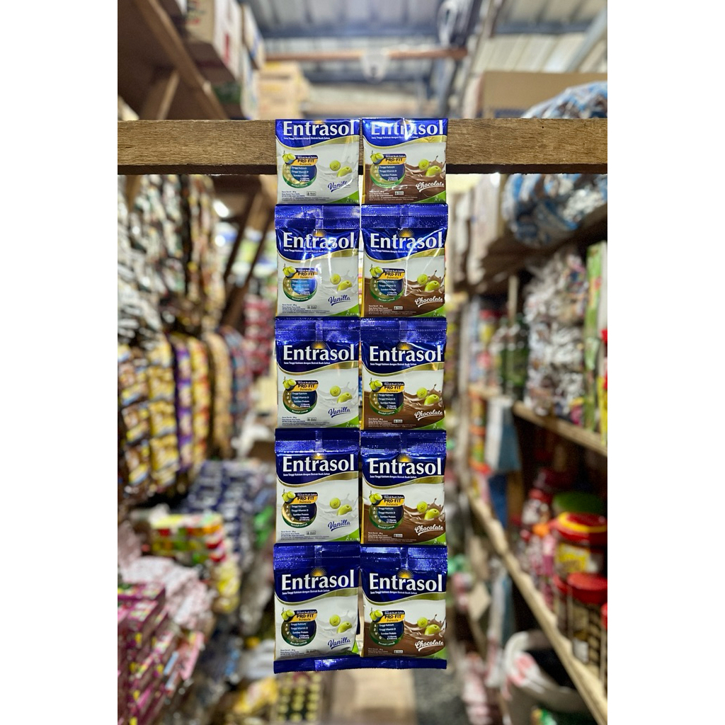 Entrasol Susu Bubuk Sachet 20gr (10pcs/renceng)