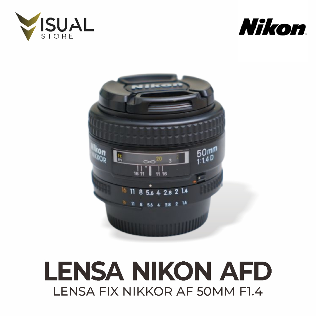 LENSA NIKON 50MM F1.4 / FIX NIKKOR AF 50MM F1.4