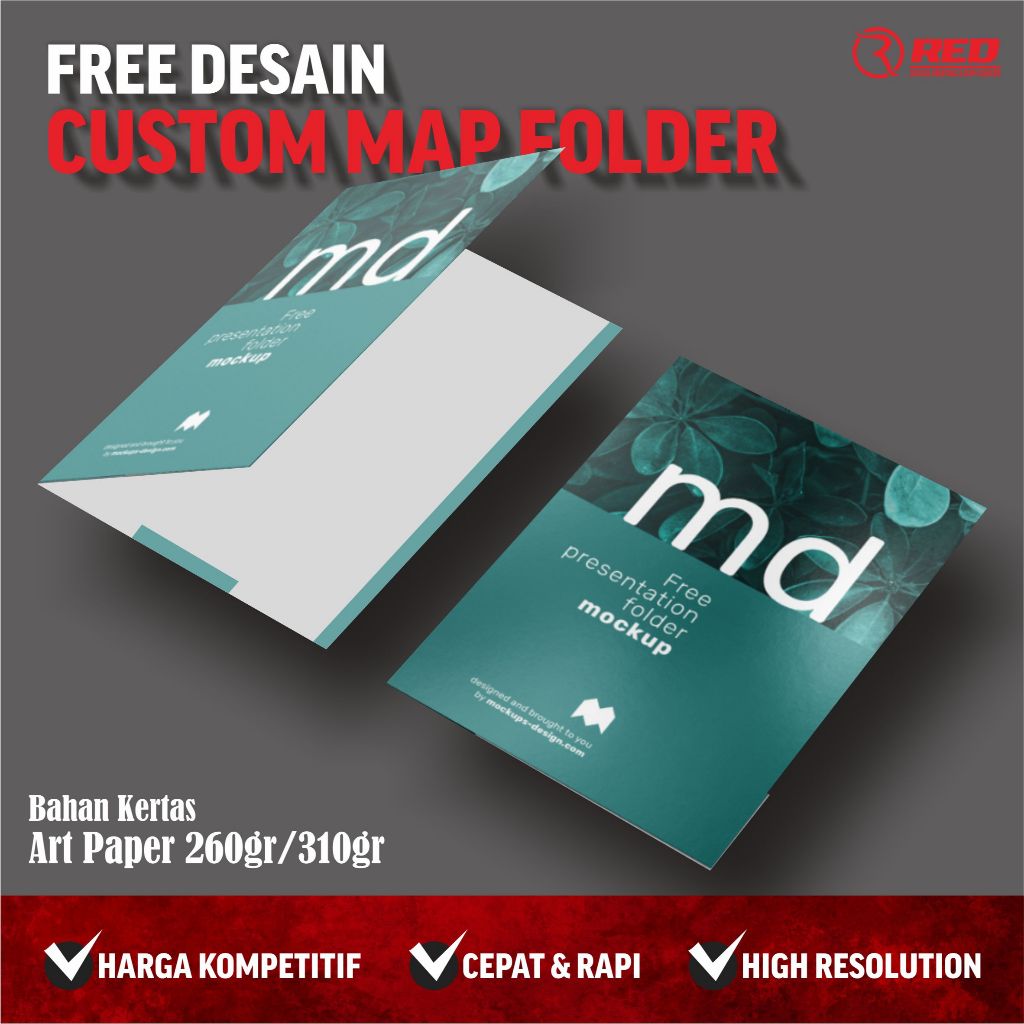 CETAK MAP FOLDER CUSTOM DESAIN - MAP STOPMAP