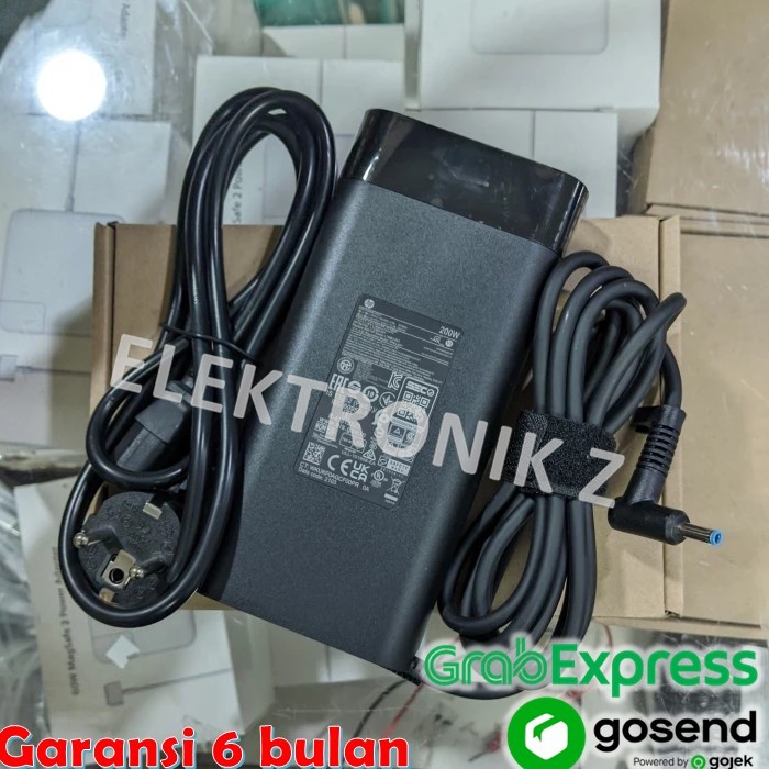 ORIGINAL Adaptor/Charger Hp Pavilion 15-dk0043tx 15-dk1064tx 19.5V 10.3A 200W