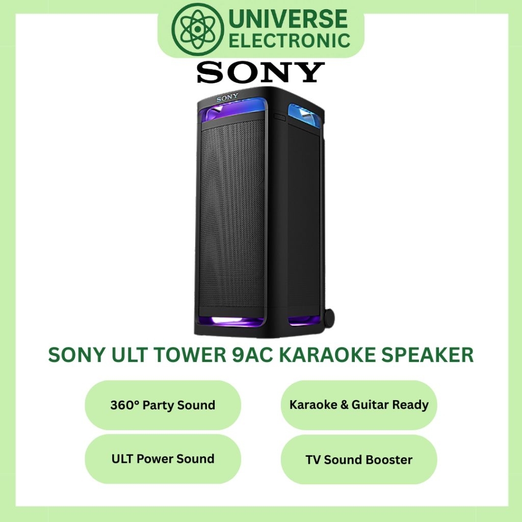 SONY ULT TOWER 9AC BLUETOOTH KARAOKE PARTY SPEAKER