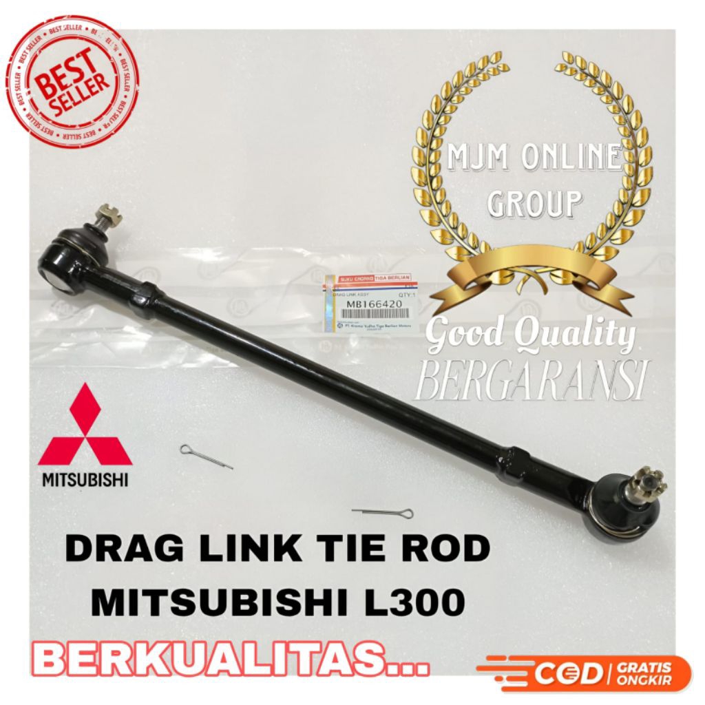 DRAG LINK ASSY LONG TIE ROD MITSUBISHI L300 ORIGINAL