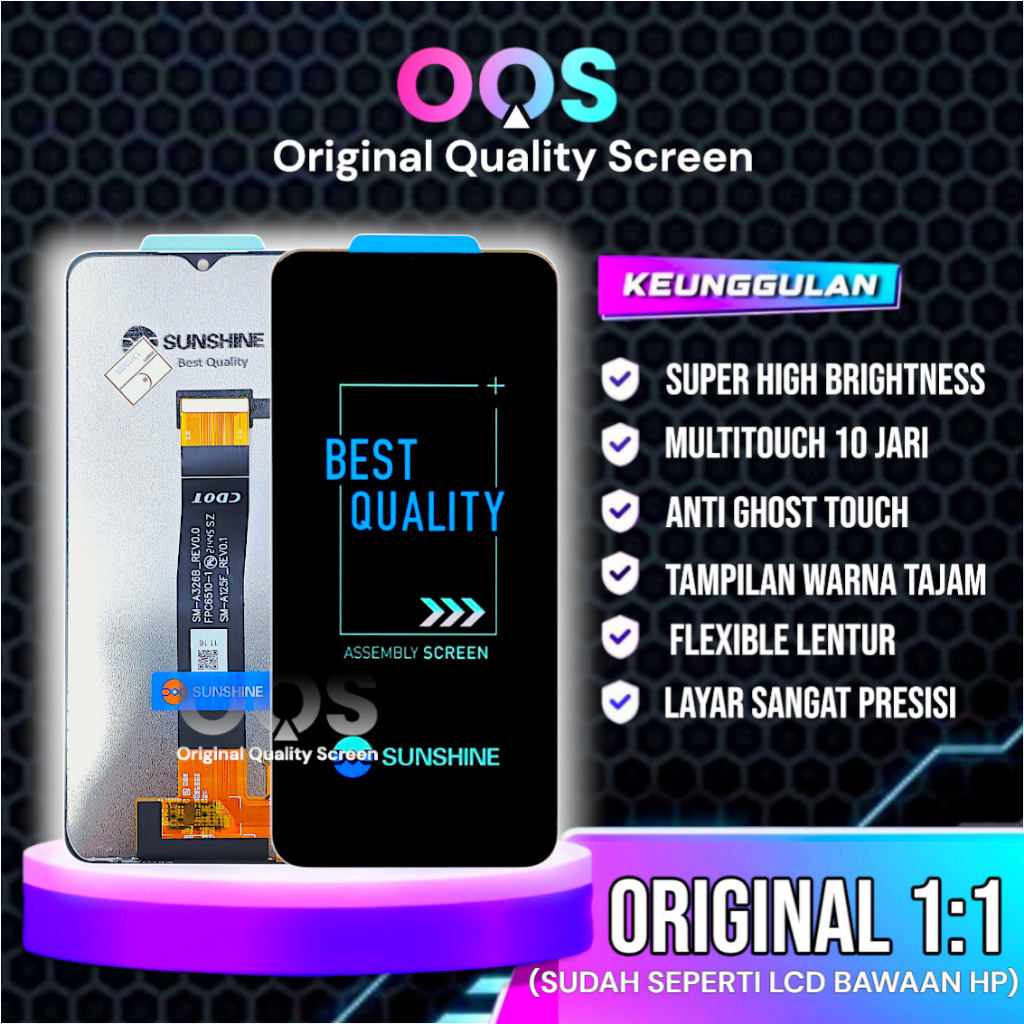 LCD SAMSUNG A02 A022 / A12 A125 / A127 / A326 / M02 M022 / M127 / M326 / F127 ORIGINAL MEETOO / POZI