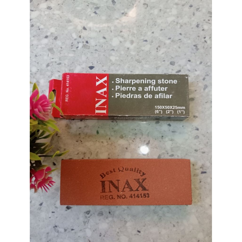 INAX - BATU ASAH UKURAN 6 - BATU GOSOK PENGASAH PISAU -UNGKAL