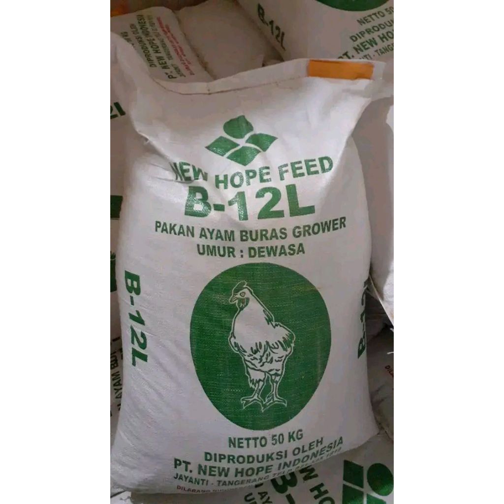 pakan ayam new hope B-12L repack 1 kg