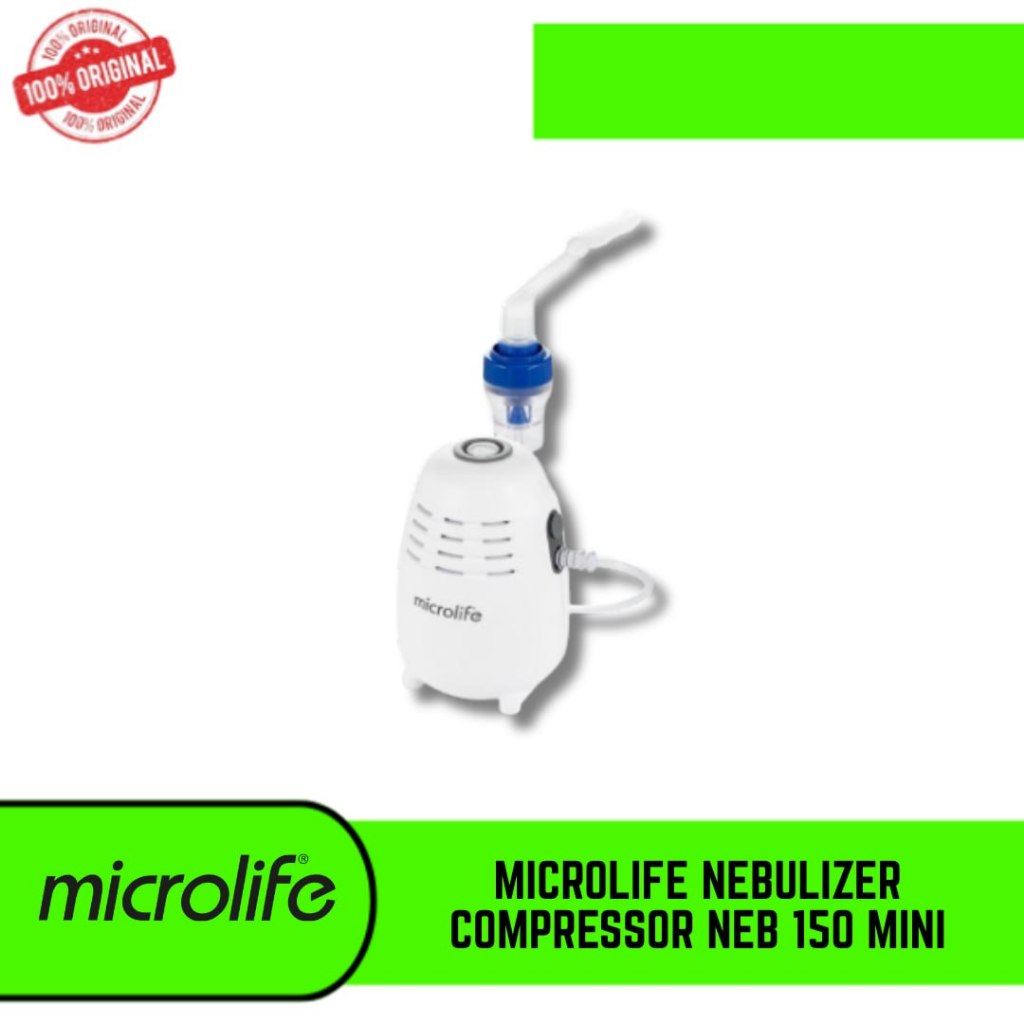 MICROLIFE Nebulizer Compressor NEB 150 Mini / Alat Terapi Uap Pernafasan / Compact Nebuliser