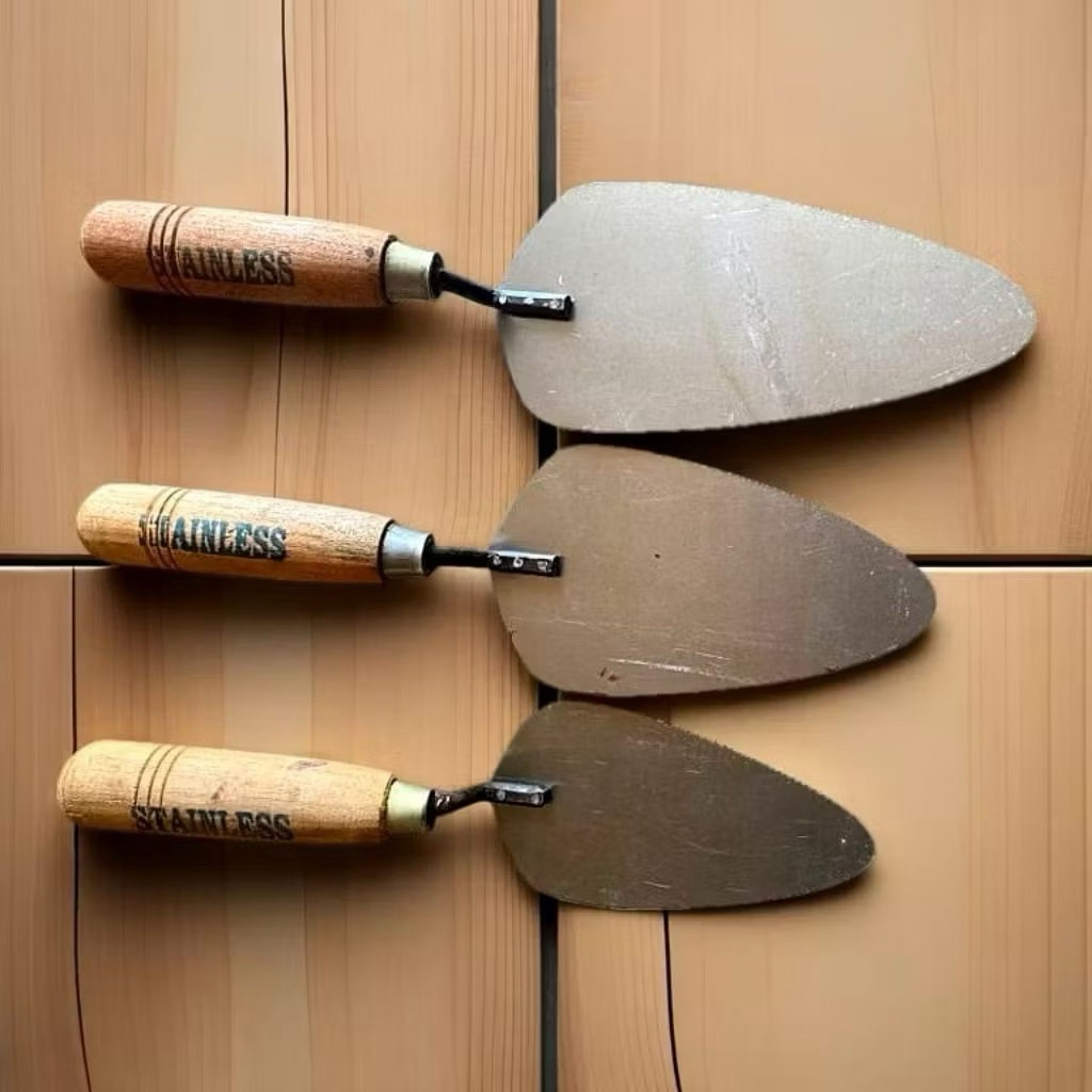 CETOK TUKANG / SENDOK SEMEN Bahan Baja Ukuran Kecil Sedang Besar