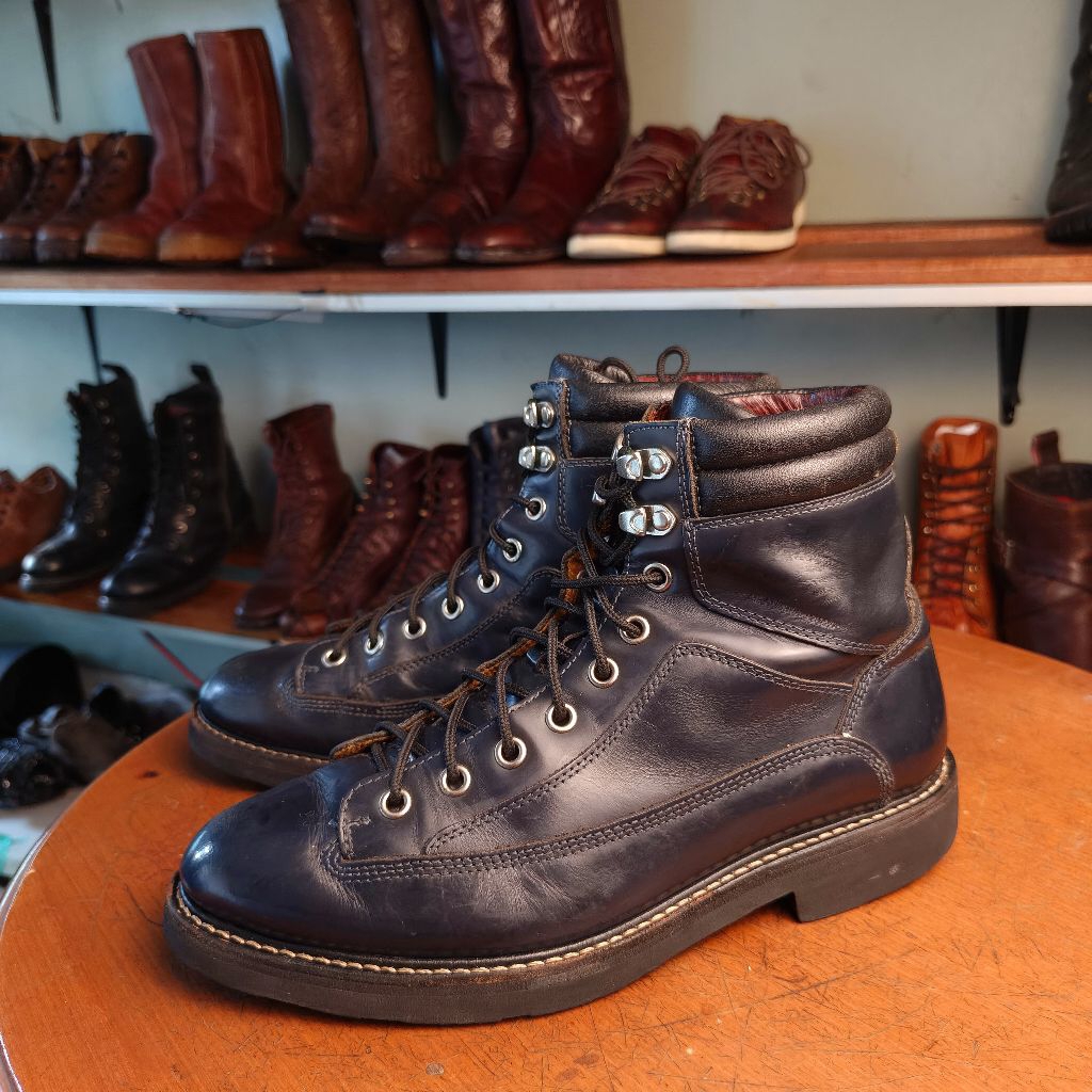 Hawkins boots 41 Dark blue Lace up, not monkey boot, not timber
