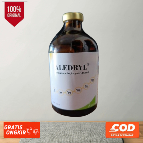 ALEDRYL Obat Hewan Injeksi Antihistamin untuk Alergi