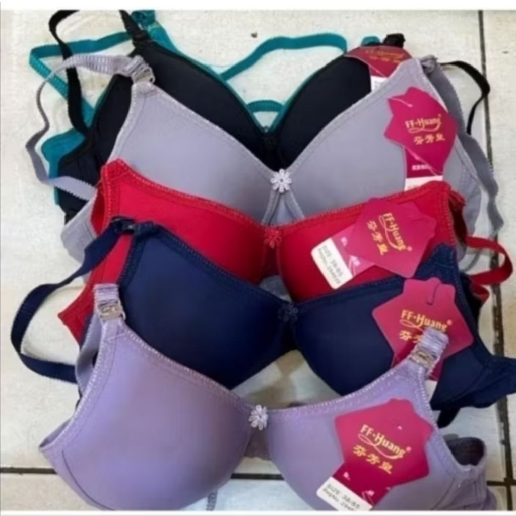 Bh Bra FF HUANG,, FF HUANG Bh Remaja Pakai Busa Sedang,, Bh FF HUANG Kait 2