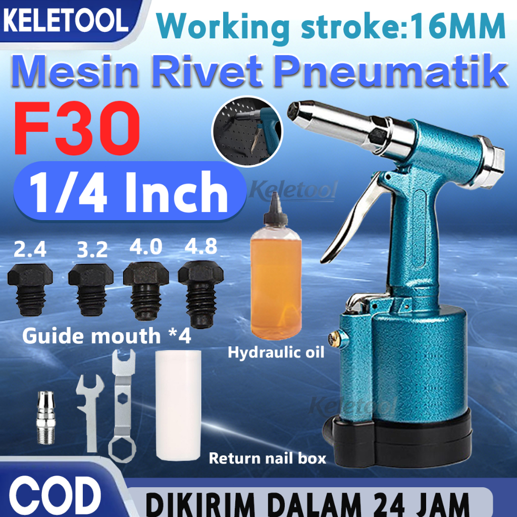 Mesin Paku Tembak F30 Pistol Paku Brushless Pistol Pengencang Nail Gun Cordless Brad Nailer Alat Pak