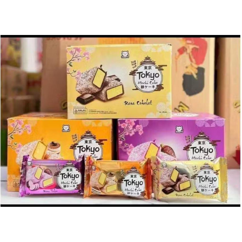 TOKYO MOCHI CAKE LEMBUT/KUE MOCHI LEMBUT ISI 20