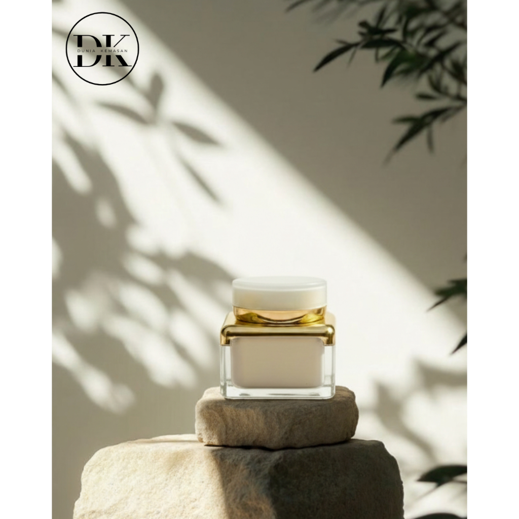 DUNKEM.ID - POT CREAM 30GR/ LUXURY SERIES POT JAR KRIM SKINCARE PEARL AND GOLD 01 UKURAN 30GR/ JAR S