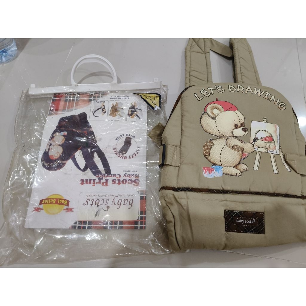 gendongan bayi baby scots